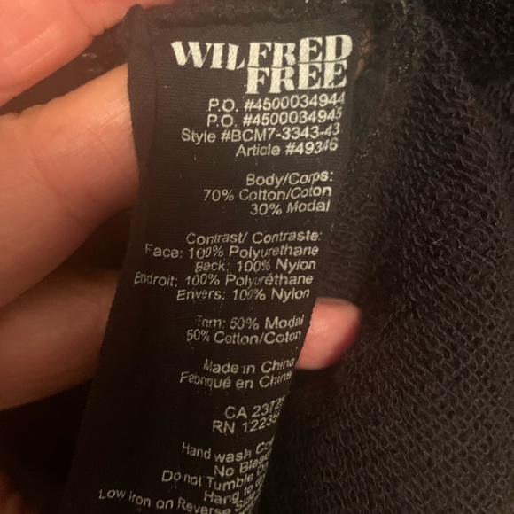 Faux Leather Zip Front Hoodie Jacket - Picture 7 of 7